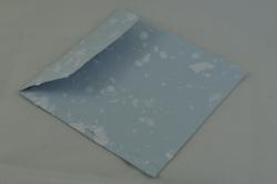 Obálka z ručného papiera- kombinovaný modrý