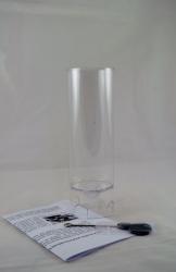 Polykarbonátová forma na sviečku valec so špičkou priemer 6mm x 15,5cm