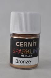 Cernit sparkling prášok 3g- metalická bronzová