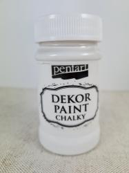 Dekor Paint chalky, 100ml- biela