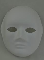 Maska z pappmaché 21cm- tvár