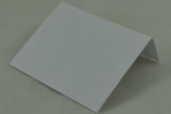 Oblka na darekov karty z runho papiera- biely sudov