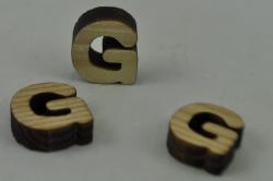 Drevené písmeno- G