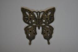 Prívesok kovový- motýľ- staromosadz
