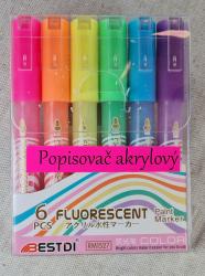 Sada acrylovch popisovaov, 6ks