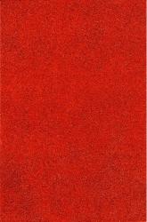 Moosgumi samolepiaca- A4- červená gliter