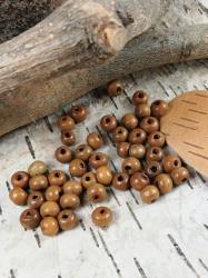 Korlky dreven/priemer 6mm (balenie 15g)- mliena okolda
